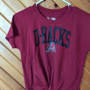 Woman's XS D-backs tshirt NWT